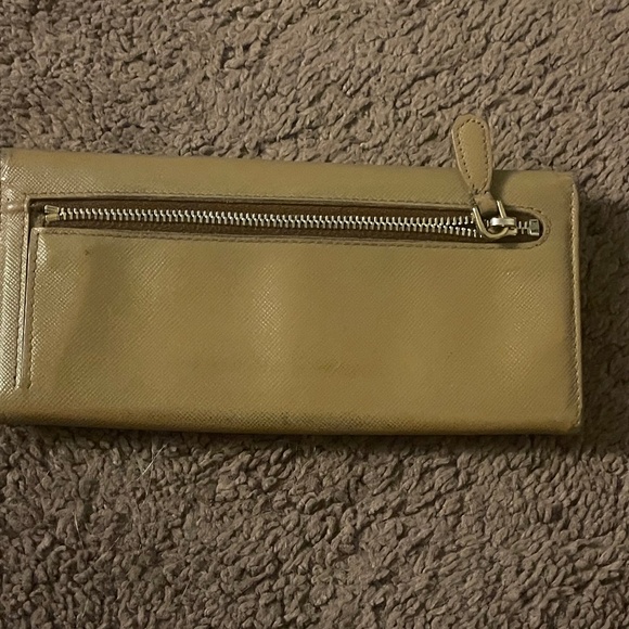 Authentic Prada Saffiano Beige Leather Long Wallet - Picture 2 of 8